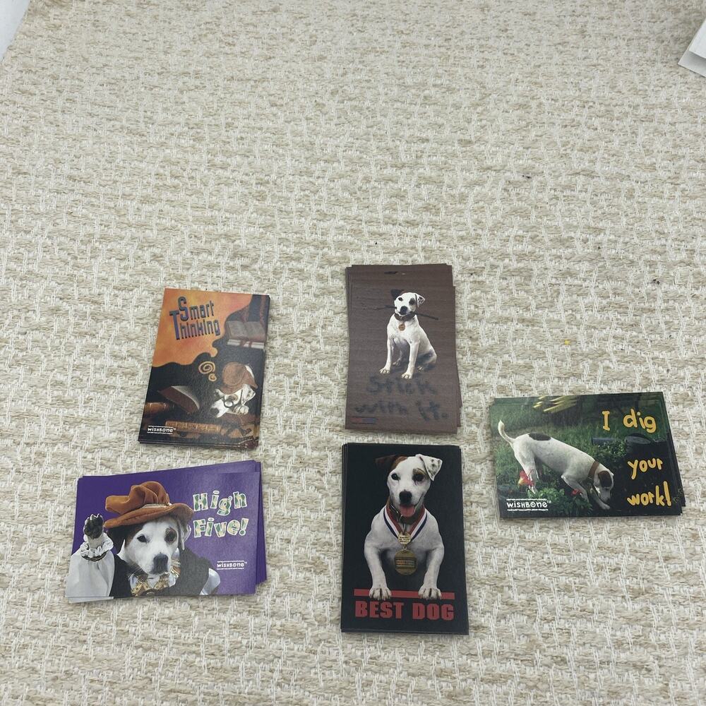 Pass It On Teacher Reward Cards - Dog Theme 50 Total-5-Designs-10 Of Each Design